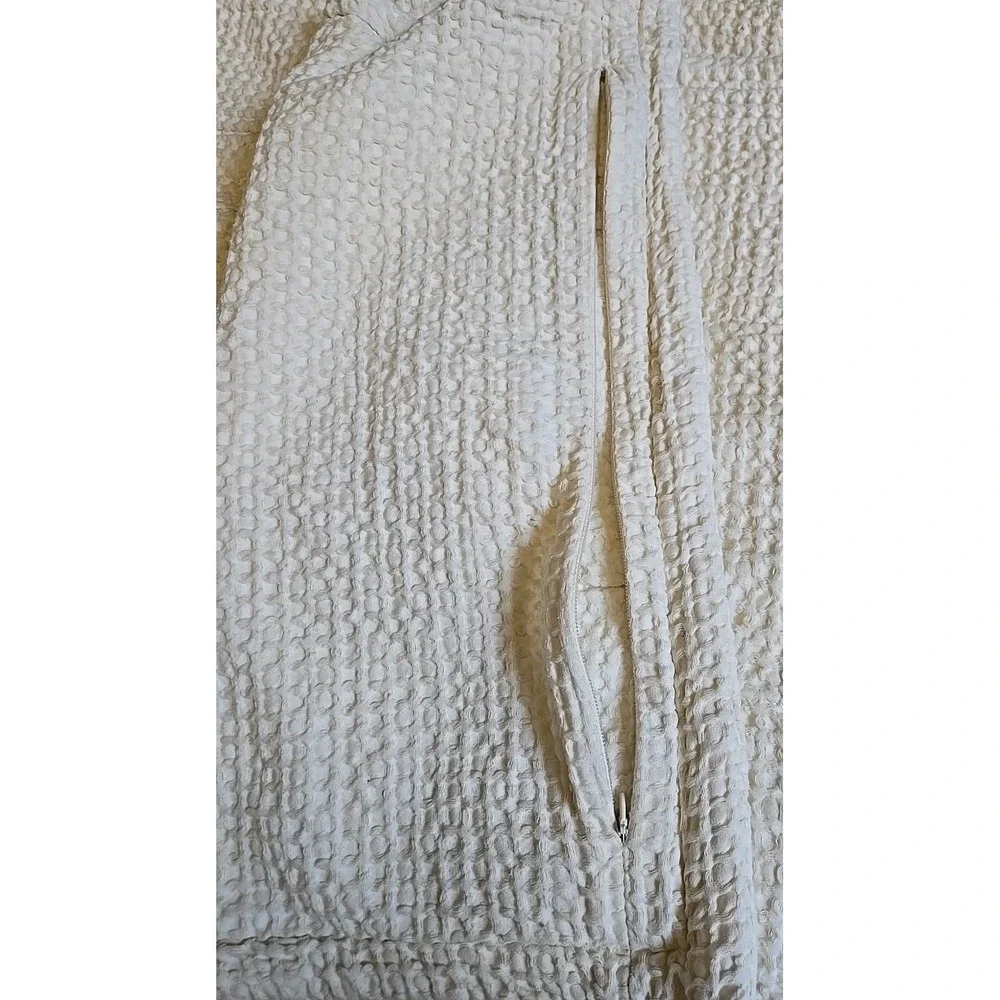 Beddy's‎ Luxe Seersucker Shams Covers Neutral Beige Thick Cotton Luxury Set Of 4